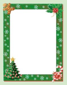 Christmas Border Certificate Design Template | Free Certificate Templates